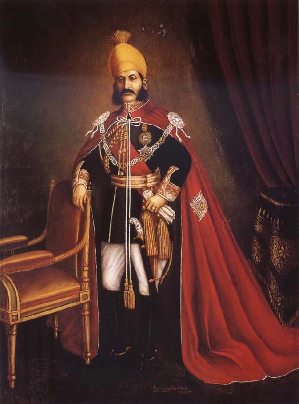 Maujdar Khan Hyderabad Nawab Sir Mahbub Ali Khan Bahadur Fateh Jung of Hyderabad and Berar China oil painting art